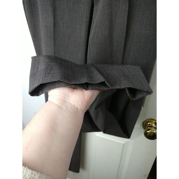 Style And Co Gypsy Brown Sit Below Waist Slight Boot Dress Pants. Size 12 - Picture 7 of 13